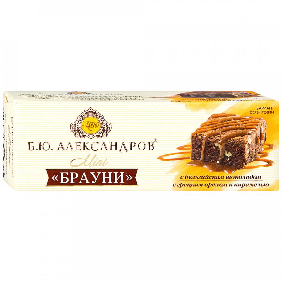 Бисквит Б.Ю. Александров Брауни с грецким орехом и карамелью 40 г