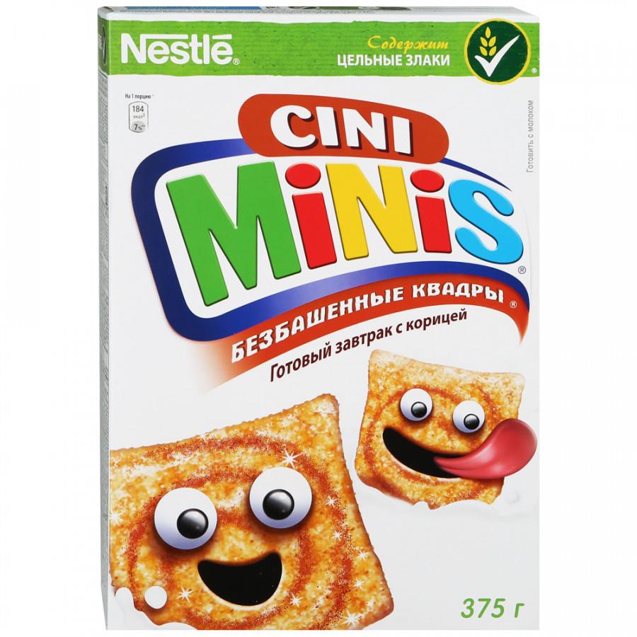 Завтрак готовый Nestle Cini Minis Безбашенные квадры с корицей 375 г
