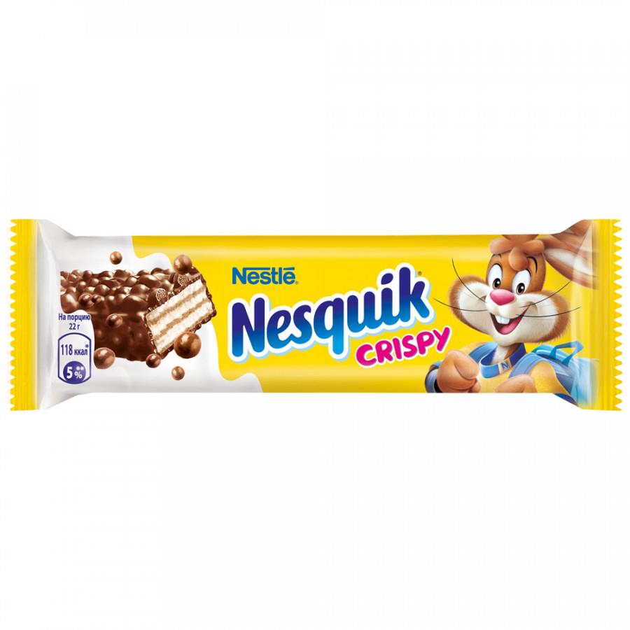 Конфета Nesquik Криспи с хрустящей вафлей 22г