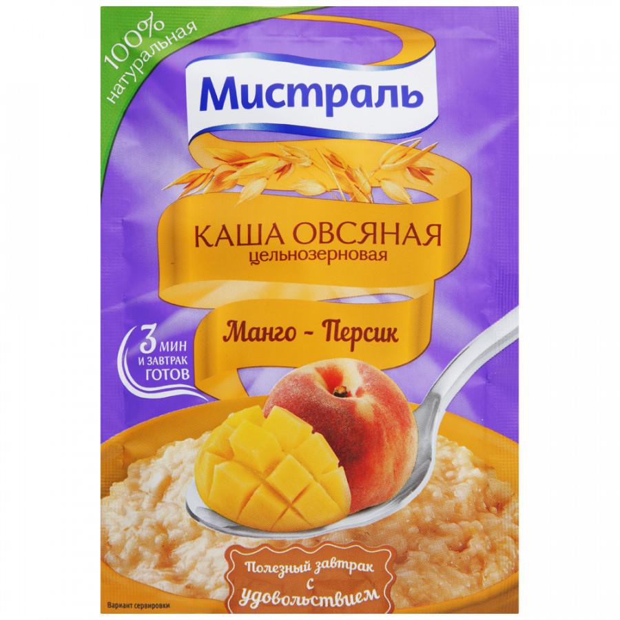 Каша овсяная Мистраль Манго-Персик 40 г