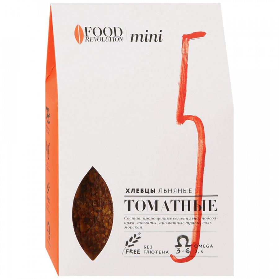 Хлебцы льняные Food Revolution mini Томатные 50 г