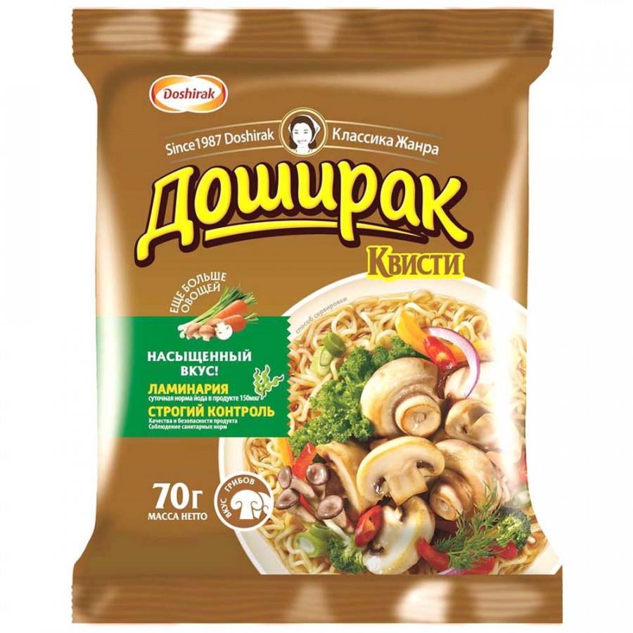 Лапша Доширак Квисти со вкусом грибов быстрого приготовления 70 г