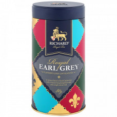 Чай Richard Royal Grey черный крупнолистовой с бергамотом 80 г