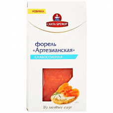 Форель радужная филе-кусок Санта Бремор Артезианская слабосоленая 200 г