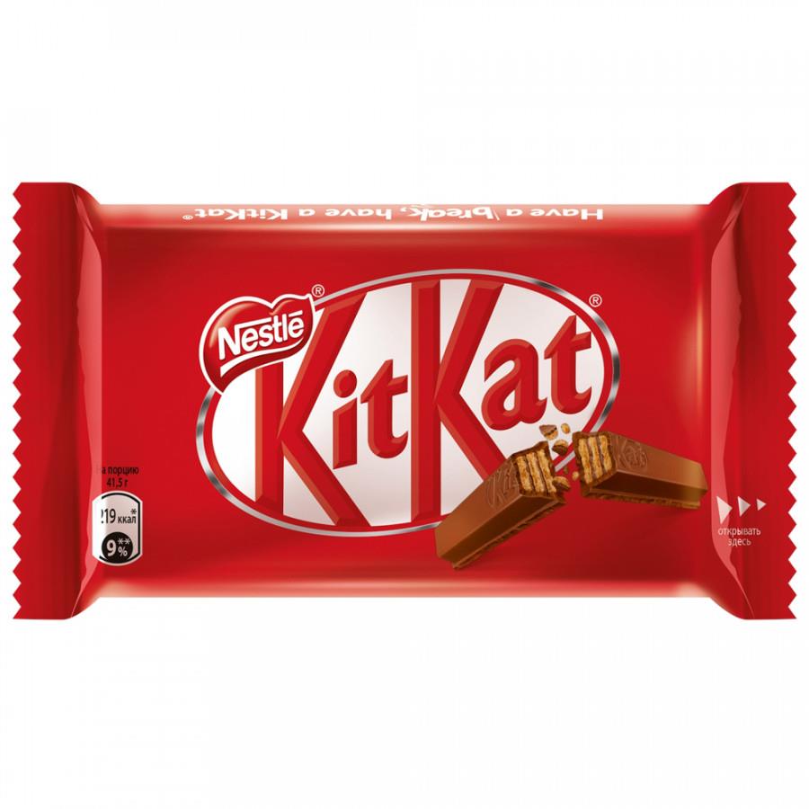 Шоколад KitKat молочный с хрустящей вафлей 41.5 г
