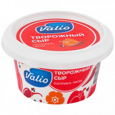Сыр творожный Valio c паприкой и перцем чили 66% 150 г