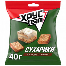 Сухарики Хрусteam холодец с хреном 40 г