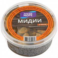 Мидии Лунское море в масле 180 г