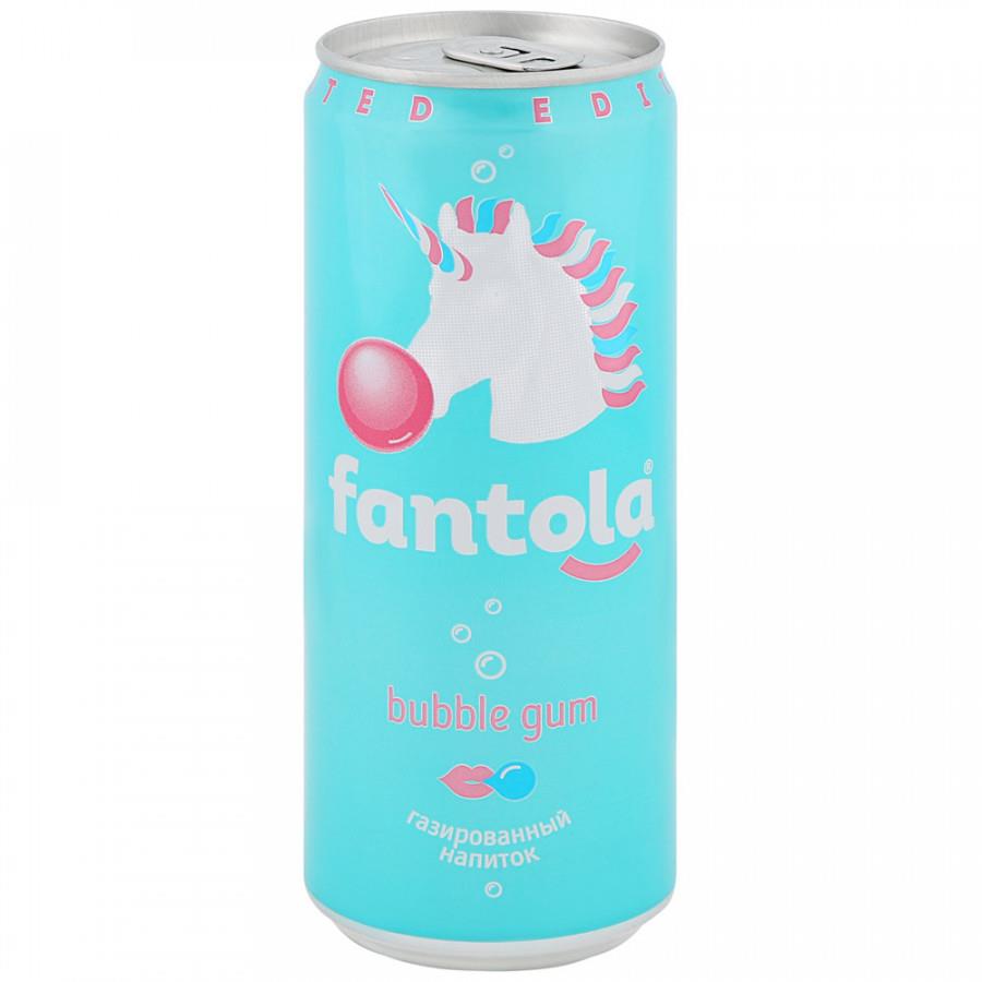 Напиток Черноголовка Fantola Bubble Gum сильногазированный 0.33 л