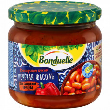 Фасоль Bonduelle печеная со сладким перцем 360 г