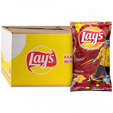 Чипсы Lays картофельные бекон 12 штук по 90 г