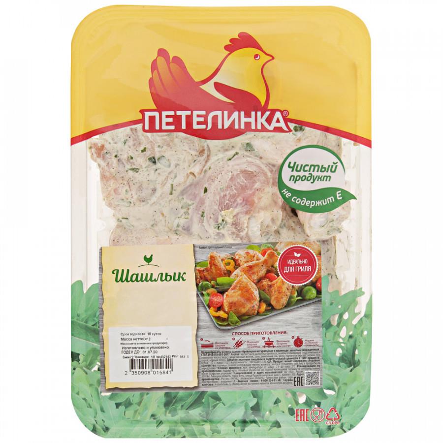 Шашлык из цыпленка-бройлера Петелинка в чесночном соусе 1.4-1.8 кг