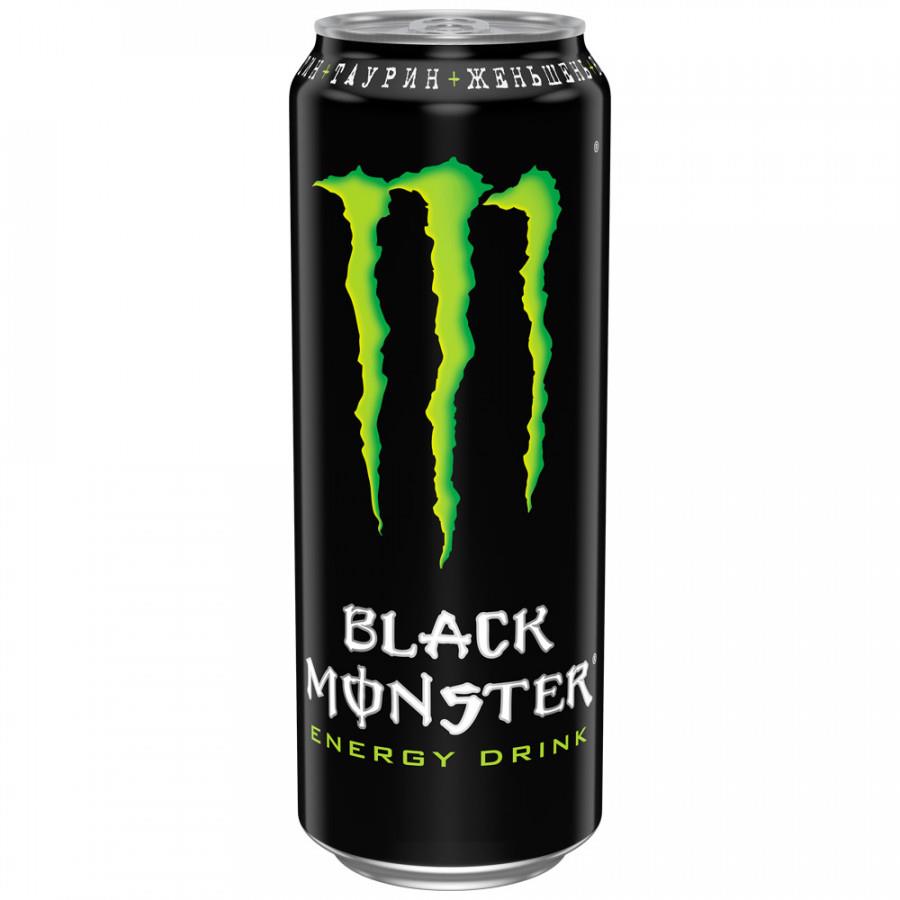 Энергетический напиток Black Monster Energy 0.45 л