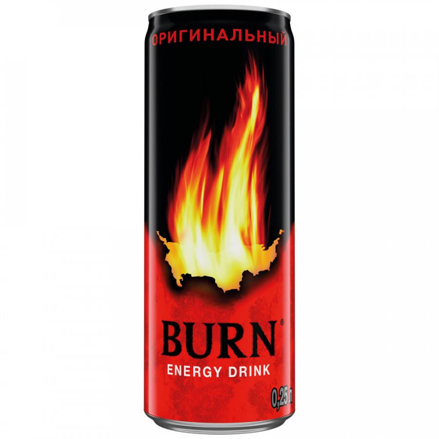 Энергетический напиток Burn Original 0.25 л