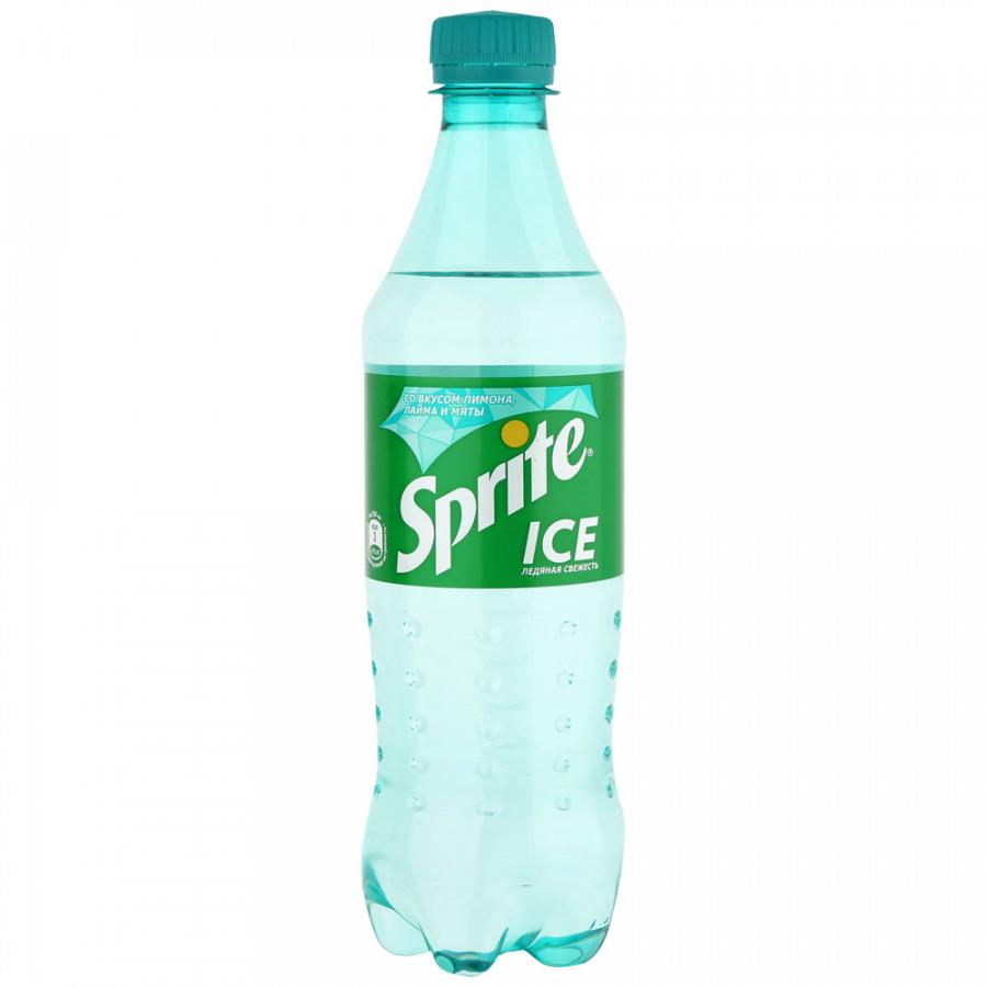 Напиток Sprite со вкусом лимона мяты Зеро сильногазированный 0.5 л
