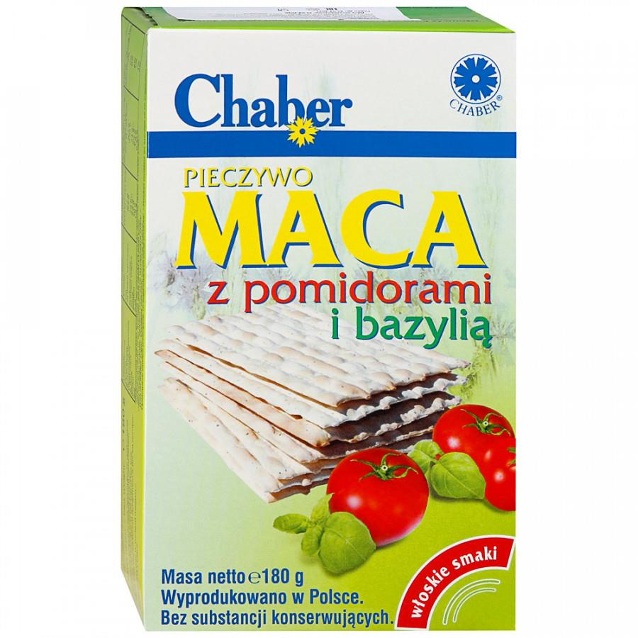 Маца Chaber с помидорами и базиликом 180 г