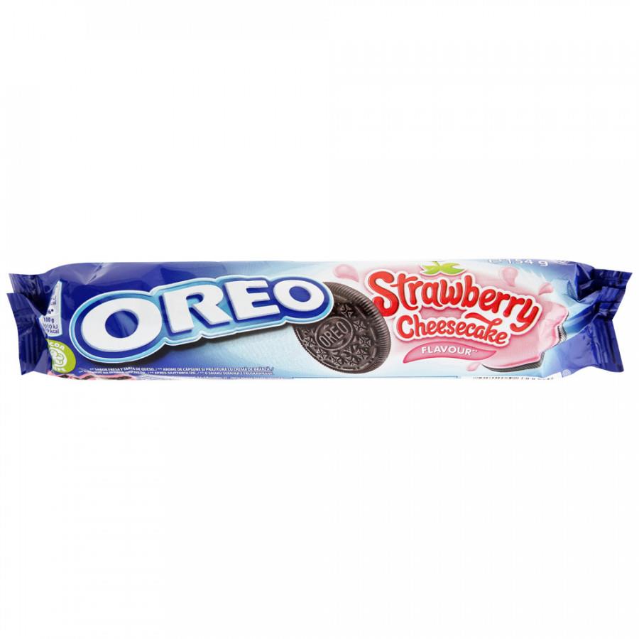 Печенье Oreo с начинкой Клубничный Чизкейк 154 г