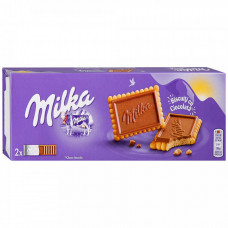 Печенье Milka Choco Biscuit с молочным шоколадом из альпийского молока 150 г