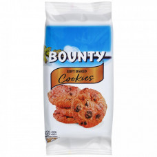 Печенье Bounty мягкое c кусочками молочного шоколада и кокосом 180 г