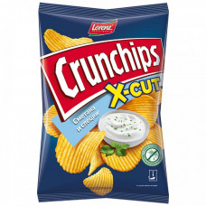 Чипсы Lorenz Crunchips X-Cut картофельные со вкусом сметаны и специй 140 г