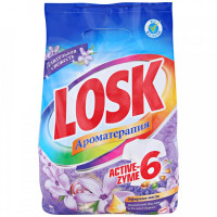 Стиральный порошок Losk Ароматерапия Индийский Жасмин и Розовое Дерево 4.05 кг