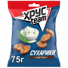Сухарики Хрусteam сметана 75 г