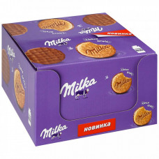 Печенье Milka с овсяными хлопьями в молочном шоколаде 24 штуки по 42 г