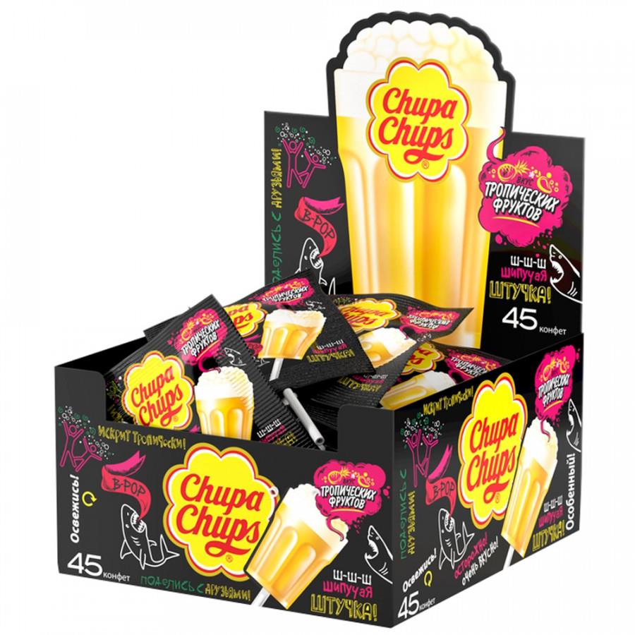 Карамель Chupa Chups B-Pop Тропический 45 штук по 15 г