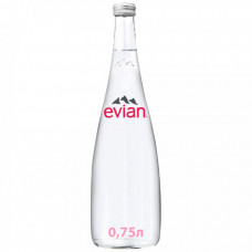 Вода минеральная столовая Evian природная негазированная 0.75 л