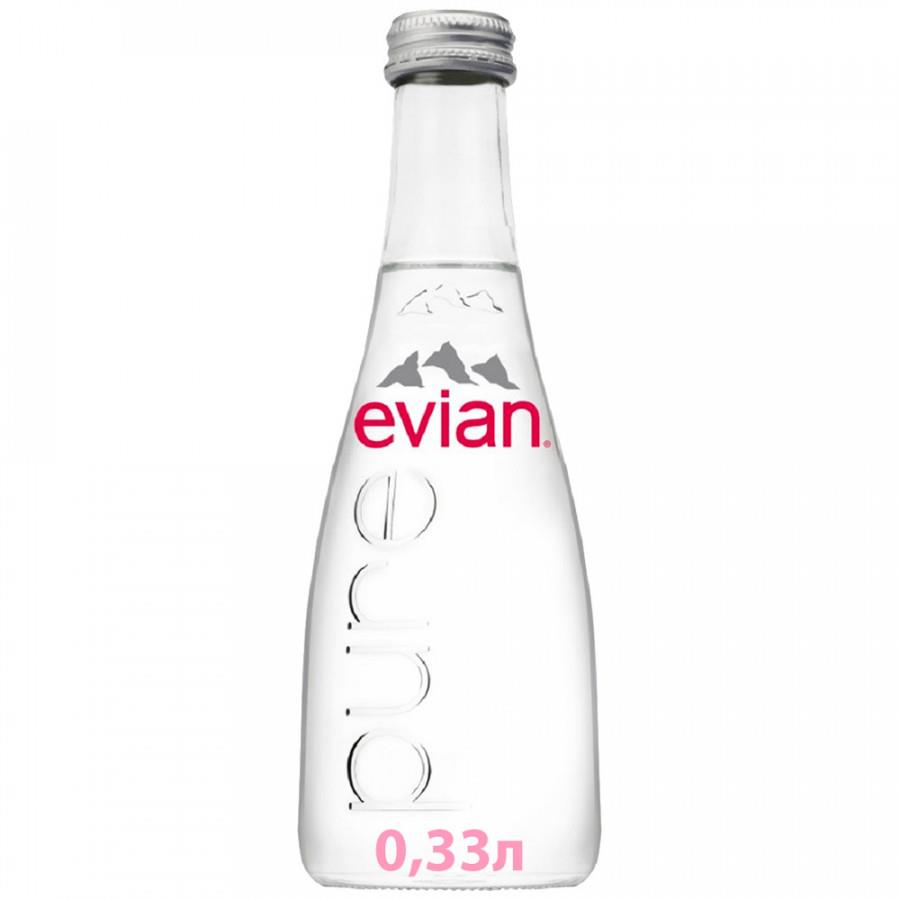 Вода минеральная столовая Evian природная негазированная 0.33 л