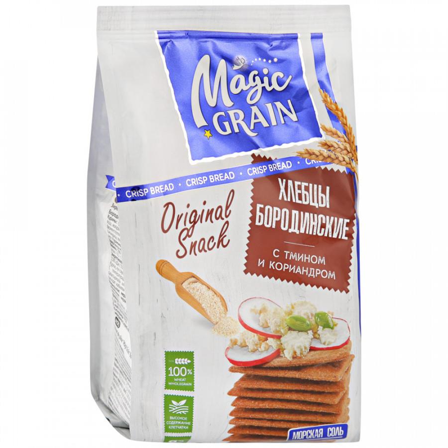 Хлебцы хрустящие Хлебный Cпас Magic Grain Бородинские с тмином и кориандром 90 г