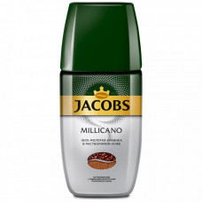 Кофе Jacobs Millicano растворимый сублимированный с добавлением молотого 160 г