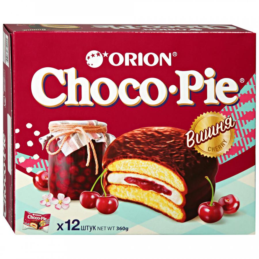 Пирожное Orion Choco Pie Cherry 12 штук по 30 г