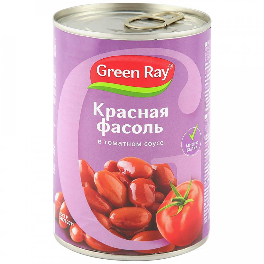 Фасоль Green Ray красная в томатном соусе 425 мл