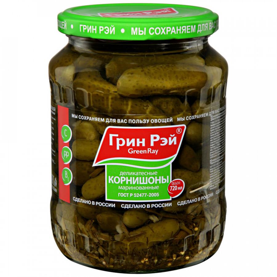 Корнишоны Green Ray маринованные 720 мл