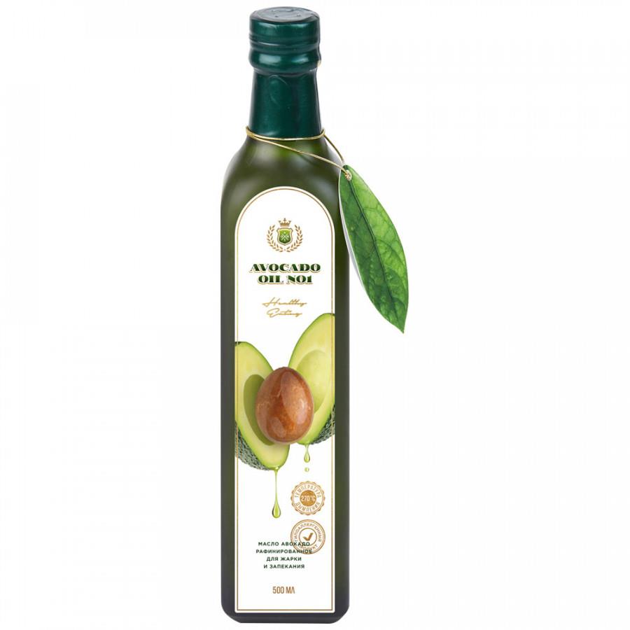 Масло Avocado oil №1 рафинированное ст/б 0.5 л