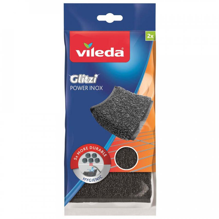 Губка для посуды Vileda Инокс Пауэр металлическая 2 штуки