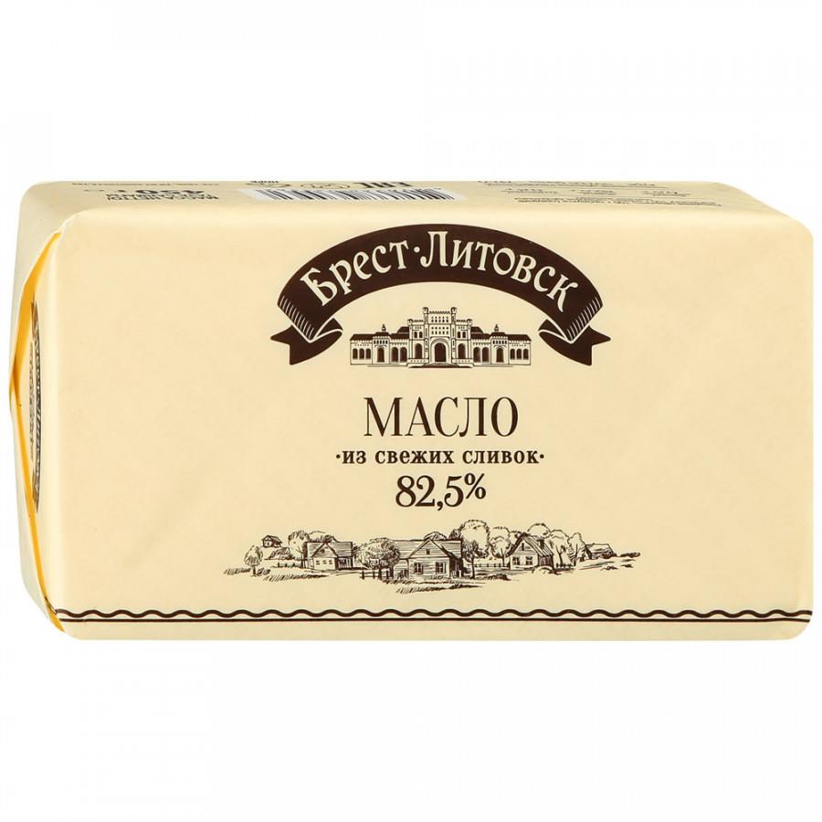 Масло Брест-Литовск сладко-сливочное несолёное 82.5% 450 г