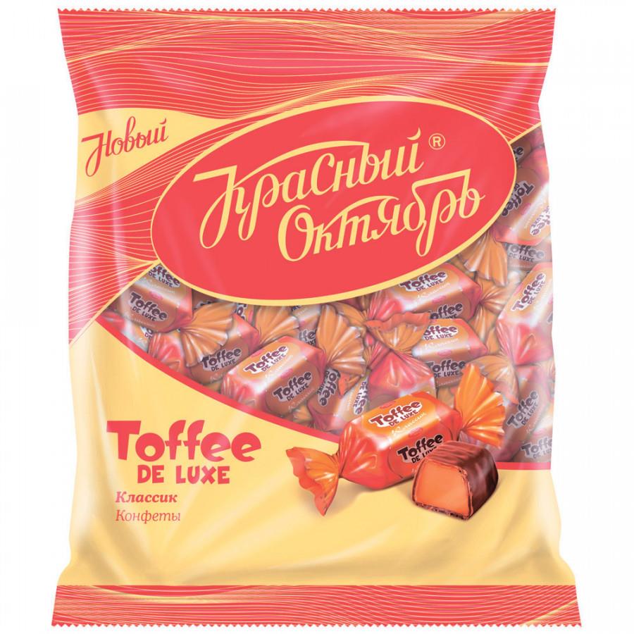 Конфеты Красный Октябрь Toffee de luxe классика 250 г