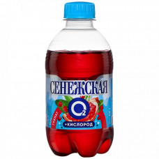 Вода питьевая Сенежская + кислород со вкусом граната среднегазированная 0.33 л