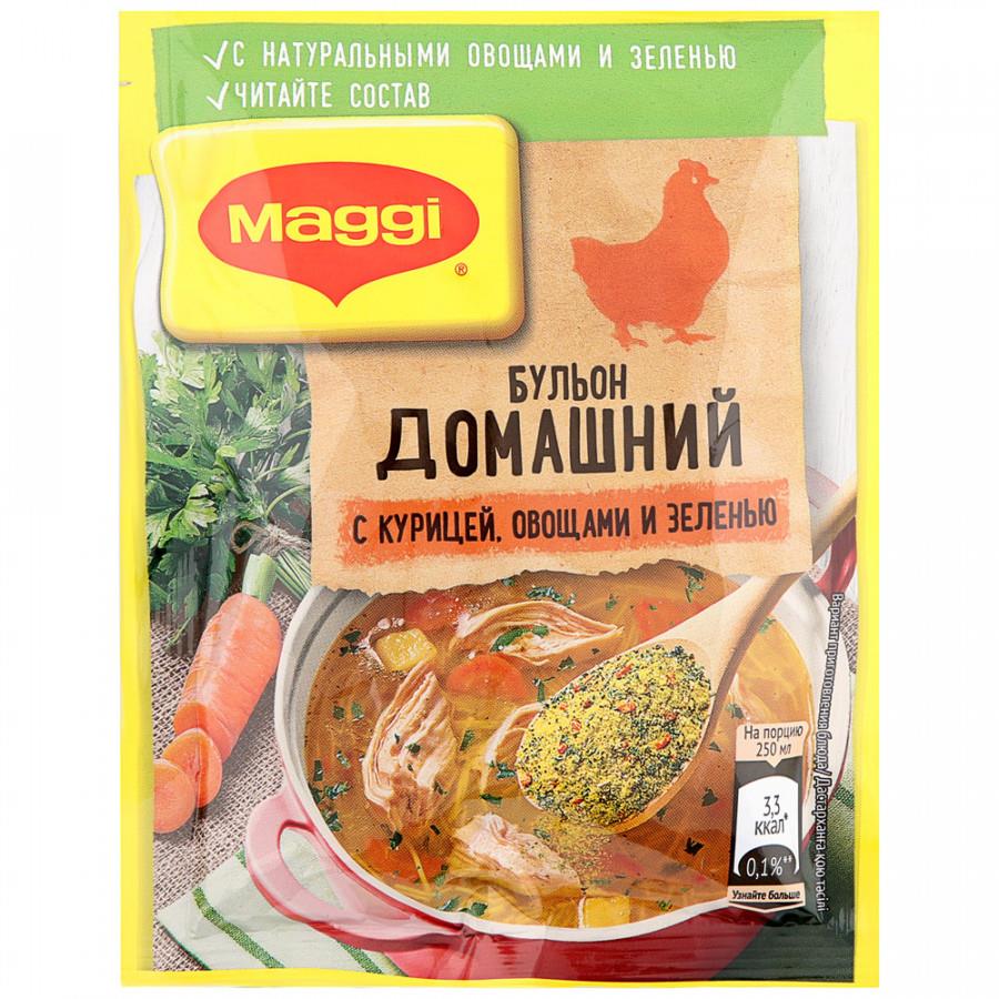 Бульон Maggi домашний в порошке с курицей овощами и зеленью 100 г