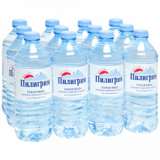 Вода минеральная столовая Пилигрим природная негазированная 12 штук по 0.5 л