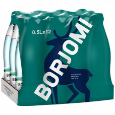 Вода минеральная Borjomi природная 12 штук по 0.5 л