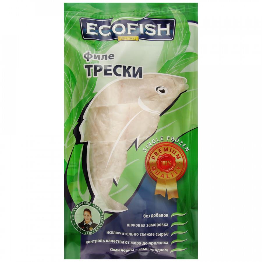 Треска филе EcoFish с кожей замороженная 400 г