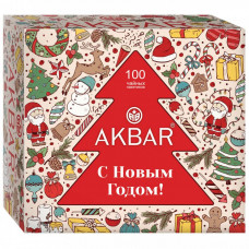 Чай Akbar Классическая серия черный 100 пакетиков по 2 г