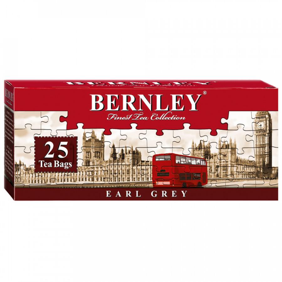 Чай Bernley Earl Grey черный с ароматом бергамота 25 пакетиков по 1.5 г