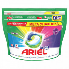 Средство для стирки Ariel PODs Все в 1 Color для белого и цветного белья в капсулах 60 штук Средство для стирки Ariel PODs Все в 1 Color для белого и цветного белья в капсулах 60 штук