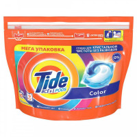 Средство для стирки Tide PODs Все в 1 Color для белого и цветного белья в капсулах 60 штук