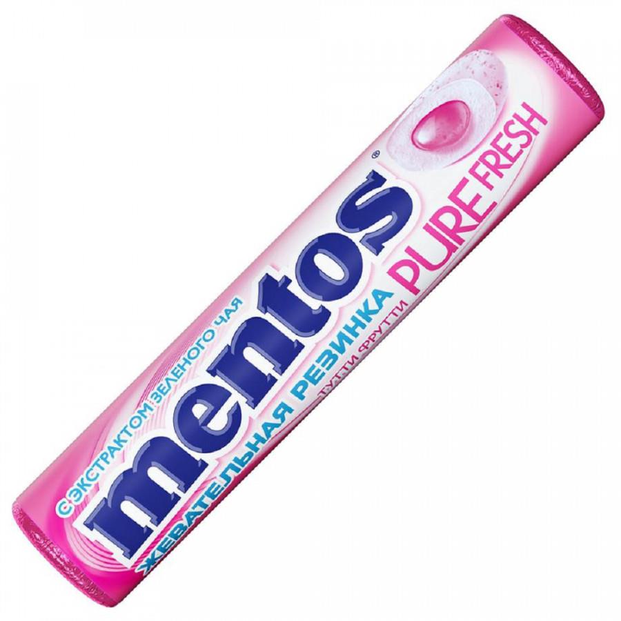 Жевательная резинка Mentos Pure Fresh Тутти Фрутти 15.5 г