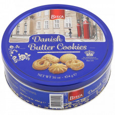 Печенье Bisca Butter Cookies 7% сливочного масла 454 г
